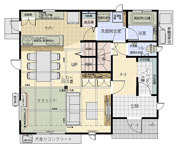 MUQNEX 1階間取り